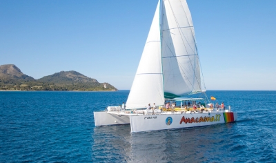 Fantástico viaje en un catamarán de vela